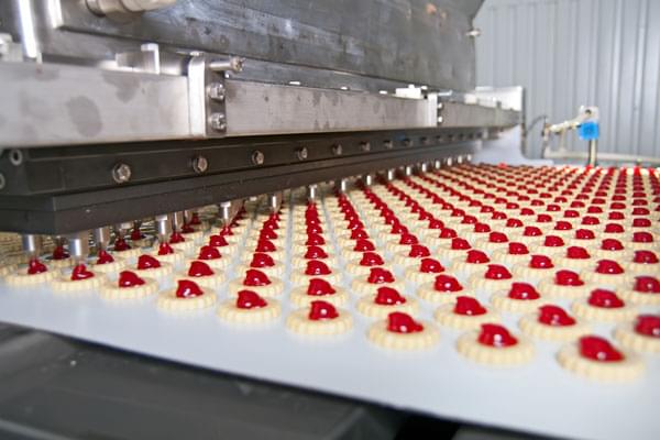 aplicação de correia em PU (poliuretano) na fabricação de biscoitos